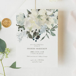 Ivory Greenery Brautparty Einladung