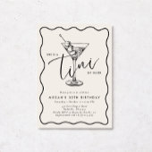 Ivory Hand Drawn A Tini Bit Older 30’s Birthday  Einladung