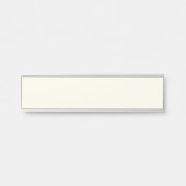 Ivory Hanging Name Sign Türschild (Vorderseite )