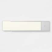 Ivory Hanging Name Sign Türschild (Vorderseite )