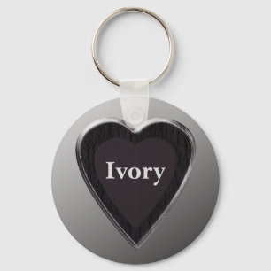 Ivory Heart Keychain Schlüsselanhänger