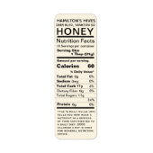 Ivory Honey Nutrition Fakten Rücksendeadresse (Vorne)
