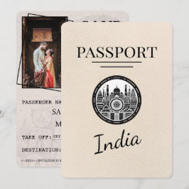 Ivory India Passport Save the Date