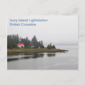 Ivory Island Lightstation Postkarte (Vorderseite)