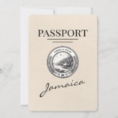 Ivory Jamaica Pass Save the Date (Vorderseite)