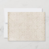 Ivory Lace Ankündigung Datum freihalten (Rückseite)