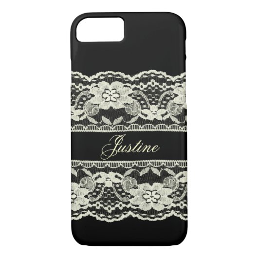 Ivory Lace iPhone 7 Fall Case-Mate iPhone Hülle (Rückseite)