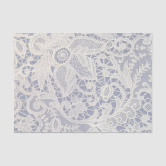 Ivory Lace Navy Blue Elegant Hochzeitsgeschenk Seidenpapier