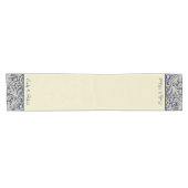 Ivory Lace Royal Navy - Formaler Empfang Kurzer Tischläufer (Horizontal)