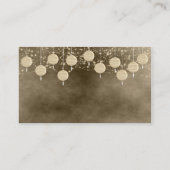 Ivory Lanterns Empfang Cards Begleitkarte (Rückseite)