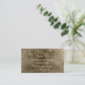 Ivory Lanterns Empfang Cards Begleitkarte (Stehend Vorderseite)