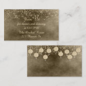 Ivory Lanterns Empfang Cards Begleitkarte (Vorne/Hinten)