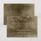 Ivory Lanterns RSVP Cards Karte (Vorne/Hinten)