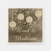 Ivory Lanterns Serviette (Vorderseite)