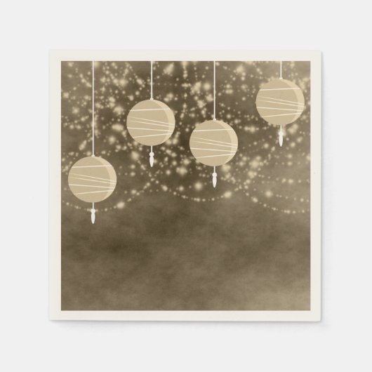 Ivory Lanterns Serviette (Vorderseite)