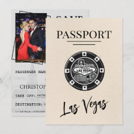 Ivory Las Vegas Passport Save the Date