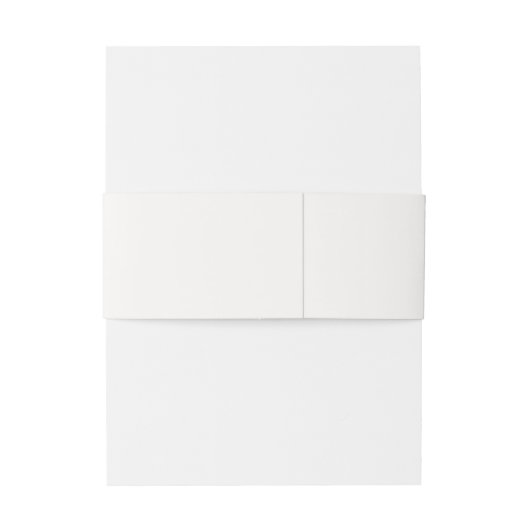 Ivory | Lavender Script Wedding Einladungsbanderole (Rückseitenbeispiel)