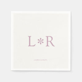 Ivory & Lilac | Stylish Modern Serviette