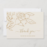 Ivory Line Art Floral