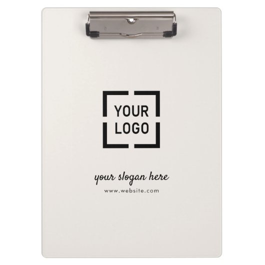 Ivory-Logo-Geschäft Klemmbrett (Vorderseite)