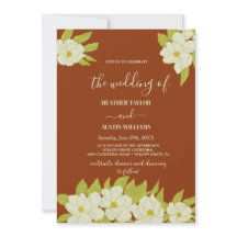 Ivory Magnolia Blume Rusty Wedding