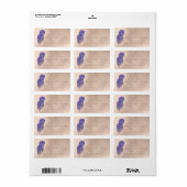 Ivory Makeup Lash Friseur Mermaid UAWG Adressaufkleber (Vorne)