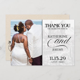 Ivory Mexico Passport Dankeskarte