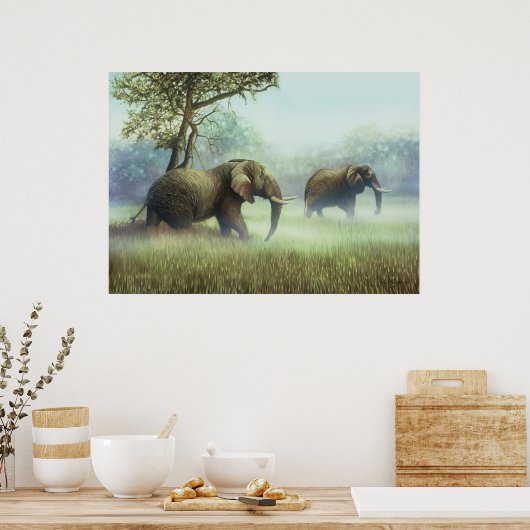 Ivory Mist Poster (Küche)