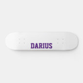 Ivory Modern Name | Klassische Trendy Skateboard (Horizontal)