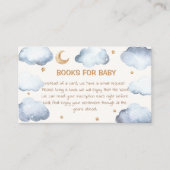 Ivory Moon Stars Twinkle Boy Books for Baby Shoote Begleitkarte (Vorderseite)