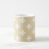 Ivory Neutral Fleur de Lys Kaffeetasse (Mittel)