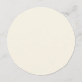 Ivory Palette Tea Party Bridal Shower Einladung (Rückseite)