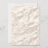 Ivory Palm Pampas Cinnamon Rose Hochzeit Einladung (Rückseite)