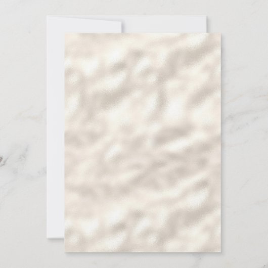 Ivory Palm Pampas Cinnamon Rose Hochzeit Einladung (Rückseite)