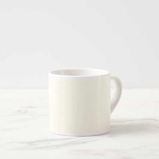 Ivory Pastel Solid Color Espresso Tasse (Vorderseite Rechts)