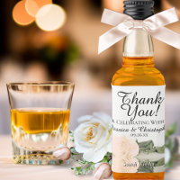 Ivory Peach Reflekting Rose Hochzeit Danke Mini
