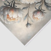 Ivory Peony Blume Decoupage Seidenpapier (Ausschnitt)