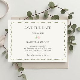 Ivory | Petit Floral Wedding Save The Date