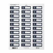 Ivory Reindeer Weihnachten | Blue Gift (Vorne)