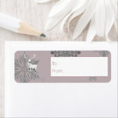 Ivory Reindeer Weihnachten | Rosa Geschenk (Insitu)