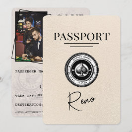 Ivory Reno Passport Save the Date