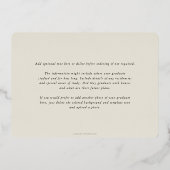 Ivory RN Caduceus Abschluss Foto Ankündigung (Rückseite)