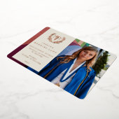 Ivory RN Caduceus Abschluss Foto Ankündigung (Gedreht)