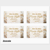 Ivory Rose Candy Buffet Aufkleber (Blatt)
