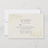 Ivory-RSVP-Karte RSVP Karte (Vorderseite)