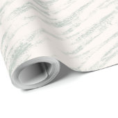 Ivory Sage Green Neutral Chic Cool Abstrakt Geschenkpapier (Rolleneckpunkt)