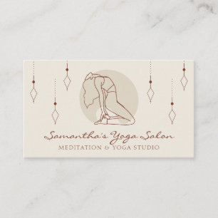 Ivory Secret Geometry Instructor Gym Pilates Yoga Visitenkarte