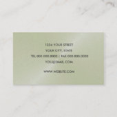 Ivory Sheen Business Card Visitenkarte (Rückseite)