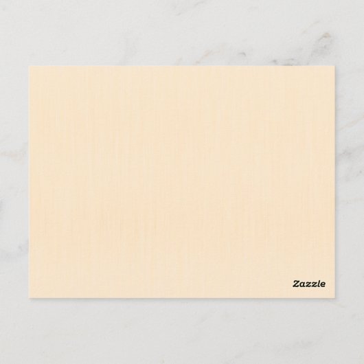 Ivory Shiny Elegant Sparkly Save the Date Postkarte (Rückseite)