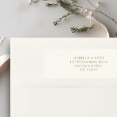Ivory | Simple Wedding Return Address